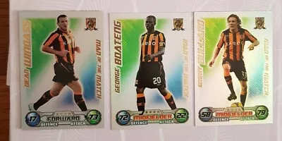 Topps Match Attax Premier Trading Card X 3 Man Of The Match Hull AFC 08/09 • £1.55