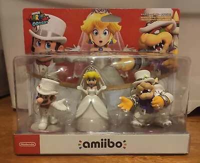 $500 • Buy Super Mario Odyssey Triple Pack Wedding Nintendo Amiibo