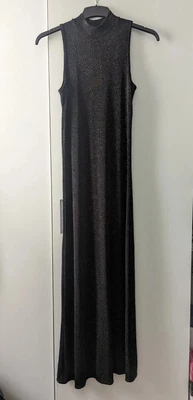 £26 • Buy Vintage CHARLOTTE HALTON Dress UK 12 Elegant Sparkle Long Stretchy