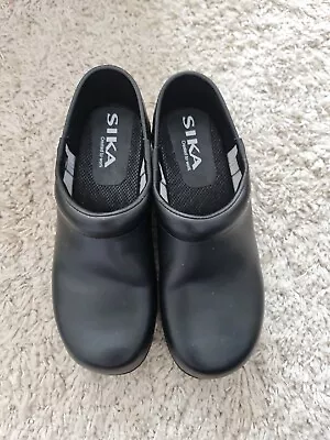 Sika Work Shoe Comfort Closed Clog Black • £49