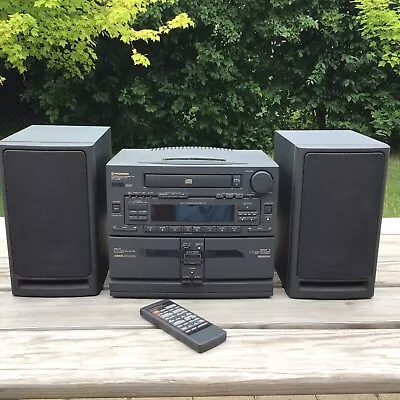 Pioneer Mini Stereo System AM FM Dual Cassette Audio XR-P500 - CD DOES NOT WORK • $329.90