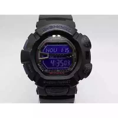 Casio G-Shock MUDMAN Black Purple Digital G-9000BP Rare Mens Watch No Sound • $162