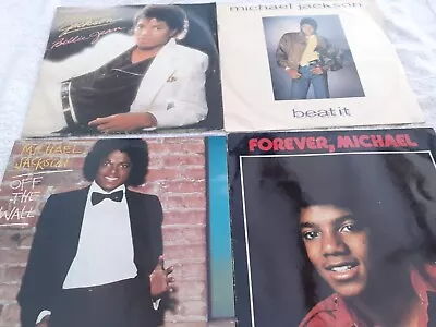 MICHAEL JACKSON -4 Records- Off Wall / Forever Michael / Billie (EP) / Beat (EP) • £10.99