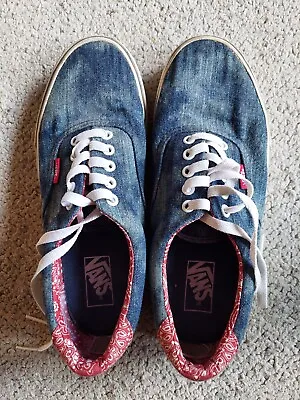 VANS Shoes - Blue Tie Dye Skate Shoes Size AU/US Mens 9 • $35