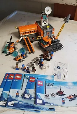 Lego 60036 City Arctic Base Camp Minifigure Near Complete VGC Retired 2014 • $129