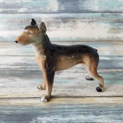 Vintage Doberman Pinscher Dog Figurine Made In Japan Porcelain Dog Standing  • $24