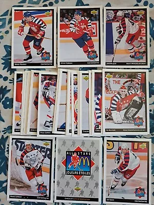 1992-93 Upper Deck McDonald's Hockey Set #1-28 Yzerman Lemieux Fedorov Jagr • $2.99