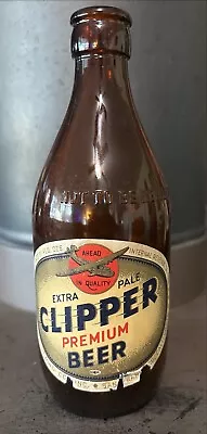 Vintage 1930'S  CLIPPER Extra Pale Beer 11oz Bottle I.R.T.P. Albion Brewing SF • $15