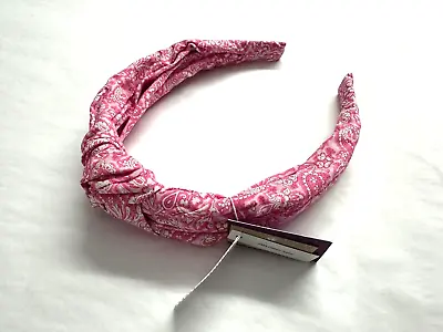 NWT J.Crew Women‘s Knot Headband In Liberty Fabric Pink • $19.50
