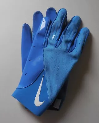 Nike NCAA Vapor Knit 4.0 Football Gloves Men Italy Blue/Italy Blue/White XL • $35.95