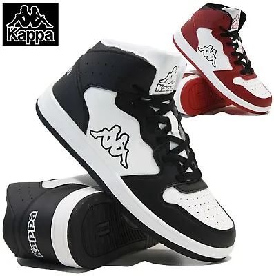 Mens Ankle Boots Walking Basketball Kappa High Top Causal Sports Trainers Shoes • £16.95