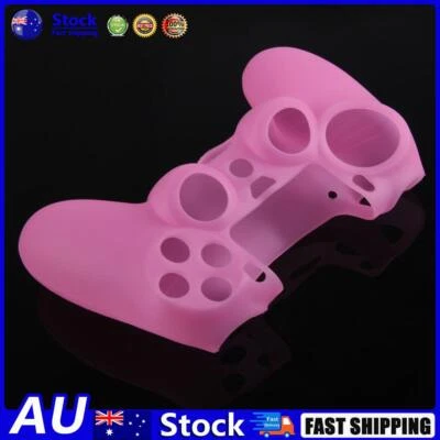 $7.50 • Buy AU Silicone Rubber Soft Case Skin Cover For PS4 Controller Grip Handle Pink 