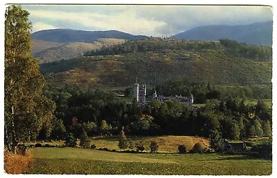 1960s Salmon Postcard Royal Deeside Balmoral Castle Aberdeenshire Unposted • £2.35