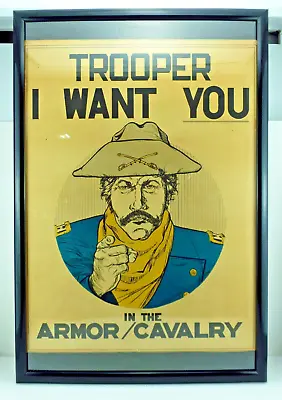 Vintage Trooper I WANT YOU In The Armor/Cavalry Poster • $35