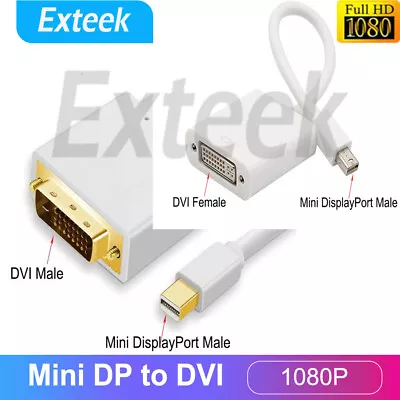 Mini Display Port DP Male To DVI Male Female Adapter Cable Cord For MacBook Pro • $4.95