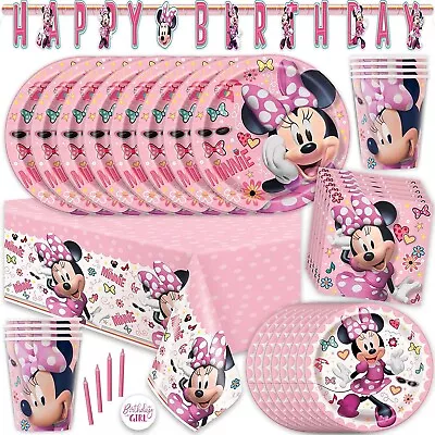 Minnie  Mouse Party Decoration Huge Lot Banners Table Deco • $19.99