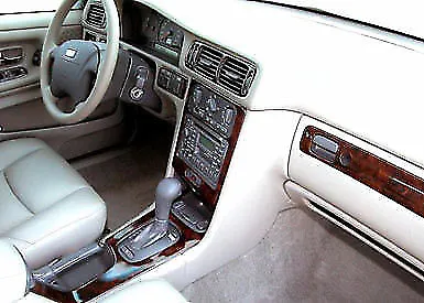 Volvo S70 V70 Fit 1998 1999 2000 New Style Interior Carbon Wood Dash Trim Kit18p • $153.85