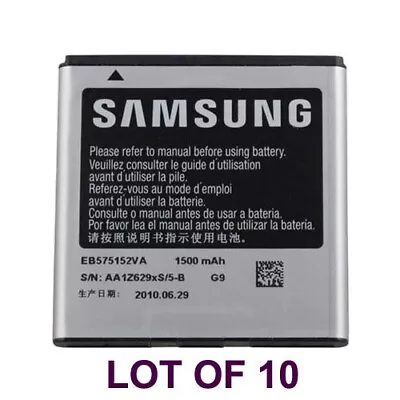 10 Samsung EB575152VA OEM Battery Lot Epic 4G SPH-D700 Focus SGH-i917 Vibrant • $19.95