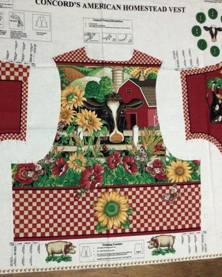 £9.99 • Buy Retro Clothkits Jacket Waistcoat Animal Sewing Crafts 80s 90s Women Mens Clothes
