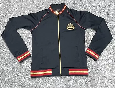 Ecko Red Bomber Varsity Jacket Black Gold Red Full Zip Women’s Large Rhino • $13.99