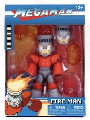 Mega Man - Fire Man 6  Action Figure NEW JADA Toys • $35.95
