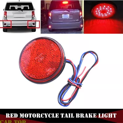 24 LED Red Motorcycle Car Brake Rear Stop Tail Reflectors Light Lamp 12V DC • $3.75