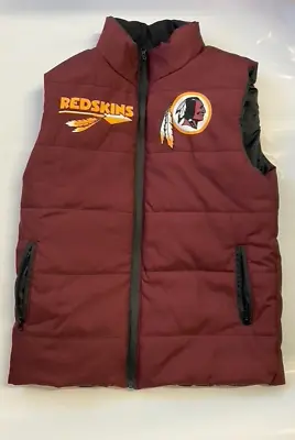 VTG Redskins Puffer Vest Men's Large Superbowl Champions Commanders • $59.99
