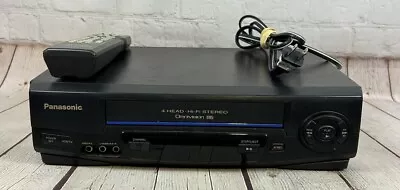 Panasonic VCR Onmivision Hi-Fi Stereo 4 Head VHS Recorder PV-V4521 With Remote • $72.88