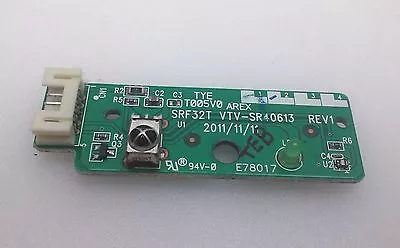 $8.86 • Buy Toshiba 32C120U IR Sensor Board 454C3C51L01 (SRF32T, VTV-SR40613)
