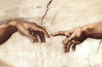 CREATION HANDS - MICHELANGELO POSTER - 24x36 SHRINK WRAPPED - ART PRINT 12269 • $11.95