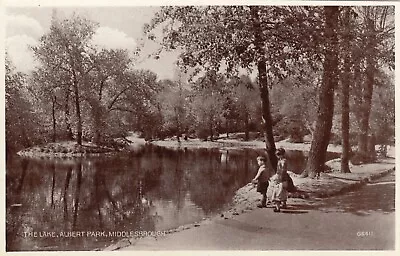 Postcard The Lake Albert Park Middlesborough My Ref VS • £1.75