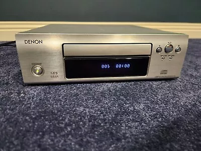 Denon DCD-F102 CD Player MP3 WMA Compact Mini Stereo HiFi Silver - Working • $288