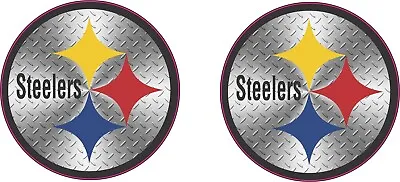 Steelers Diamond Plate Mini Football Helmet Decals • $20