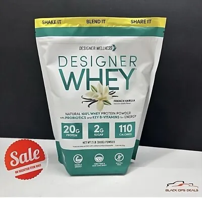 Designer Whey Protein (French Vanilla) 2lb 20g Protein 2g Sugar • $15.99