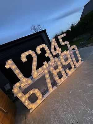 4ft LED Marquee Letters & Numbers 0-9 Full Set Forsale Not Hire • £550