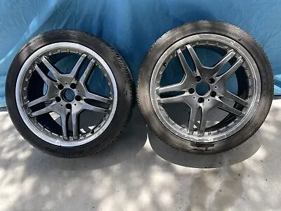 Mercedes R230 SL SL65 CLS55 AMG 2 Front Wheels And Tires Package Pair Set • $799