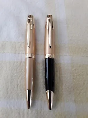 Montefiore Mini Black/Gold & Gold/Gold 2 Pen Set Pen In Gift Box. • $12.99
