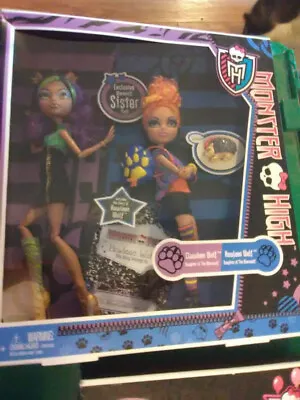 Original 2011 Monster High Clawdeen & Howleen Wolf Sisters 2 Pack Exclusive RARE • $100