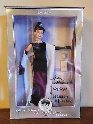 1998 Vintage Audrey Hepburn Barbie Doll Breakfast At Tiffany’s Black Dress NRFB • $205.16