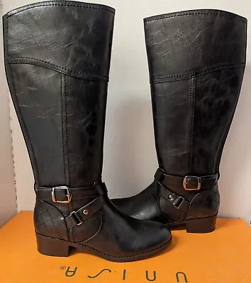 Unisa Tenne-M Knee High Boots Women's Size 8 M Black NEW MSRP $100 • $74.99