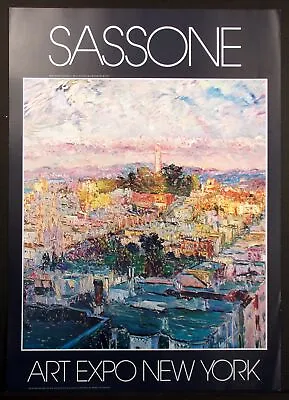 Marco Sassone Art Expo New York 1983 Art Show Vintage Poster Make Offer • $125