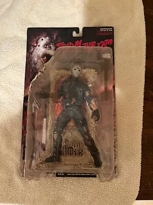 Movie Maniacs Friday The 13th Jason Voorhees Action Figure Bloody McFarlane Toys • $29.95