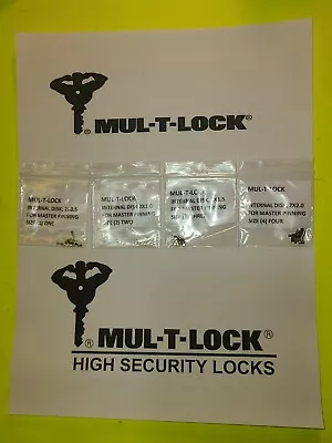 Mul T Lock Lock Pins Internal Disc For Master Pinning Rekey Lock Kit Lock Sport • $24.69