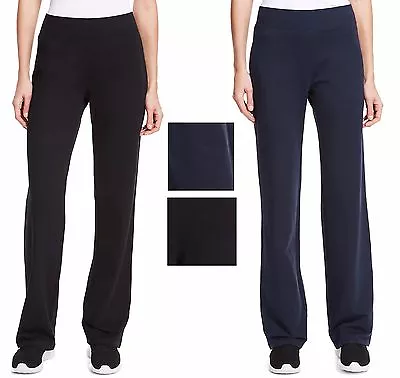 M&S Ladies JOGGERS Jogging Bottoms Womens Cotton Yoga Gym Casual Trousers Size 6 • £2.49