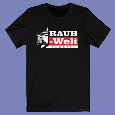 RWB Rauh Welt Begriff Racing Car Logo Men's Black T-shirt Size S-3XL • $18.99