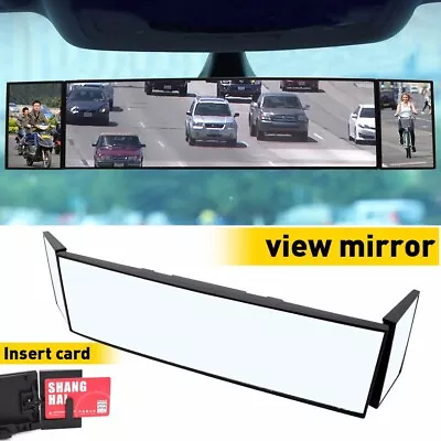 Car Truck Vision Large Van Rear View Angle Wide BlindSpot Rearview Mirror Baby • £14.49