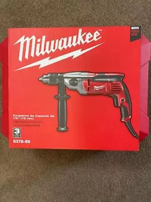 Milwaukee 5378-59 7.5 850 Watt 1/2-Inch Hammer Drill  220-240v (Brazil Model) • $110