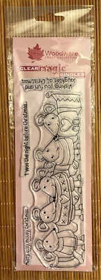 £0.99 • Buy Woodware Clear Stamp - Mousy Christmas