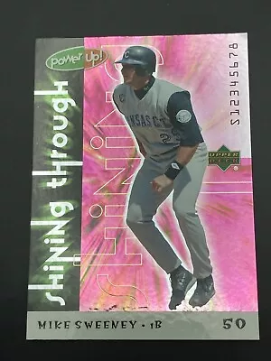 2004 Upper Deck Power Up Shining Through Royals Baseball Card #78 Mike Sweeney • $1.65