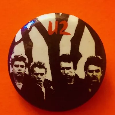 U2 Band Pin Vintage 80s Pin Pinback Button Bono Badge VTG Original 1980s • $11.65